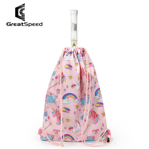 GreatSpeed 简约网球大容量束口袋抽绳包便携背包 商品图3