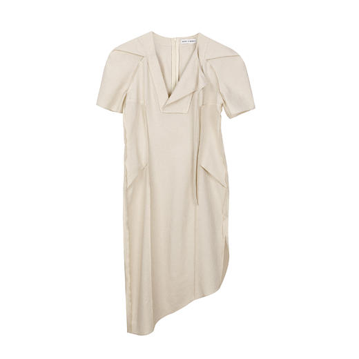 结构外露短袖连衣裙 商品图0