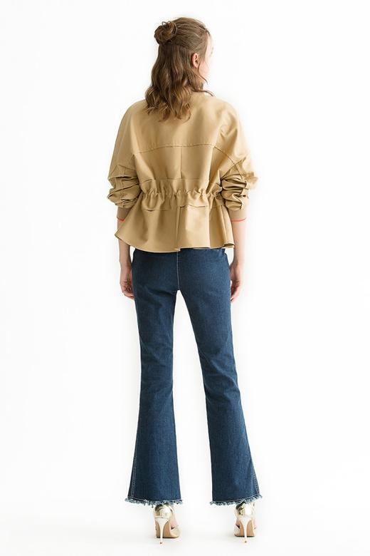 ELLA JADE 卡其色短款棒球外套 1100 商品图3