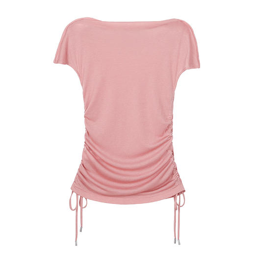 双侧抽绳针织T恤 商品图2