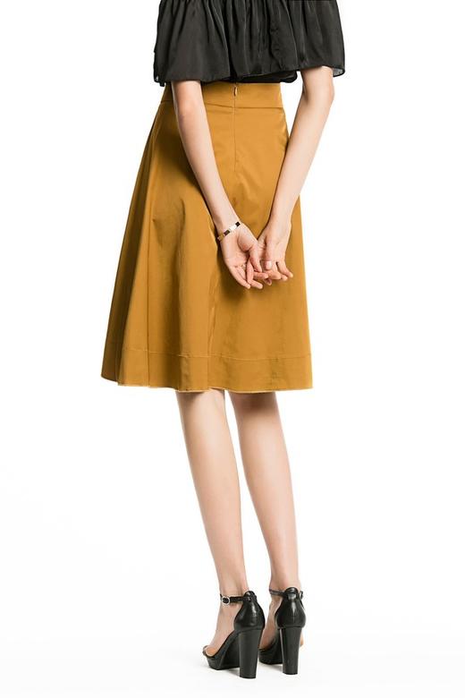 EMC亿美丞 卡其色A字高腰裙 1109 商品图2