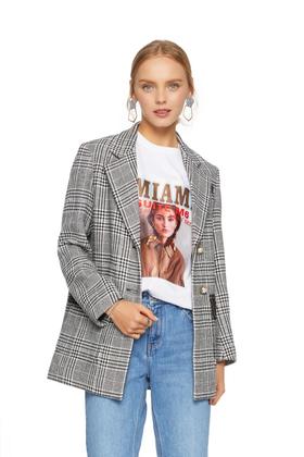 OCTAVIA 格纹西装式外套 4459