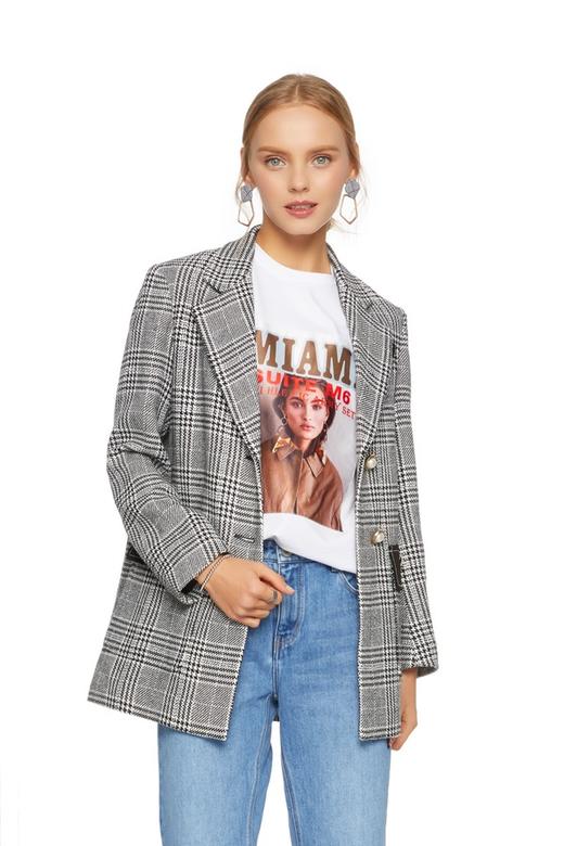 OCTAVIA 格纹西装式外套 4459 商品图0