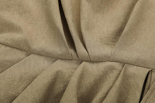 不对称肩带溢边拼接连衣裙 商品图8