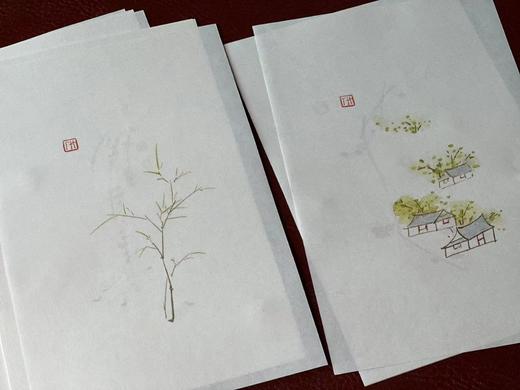 《竹庵里：诗词 小楷 花笺》，蒙中著，32开精装220页，附赠空白花笺32张（每种4张），北京联合出版公司2019年6月一版一印（印次）。定价98，售价49元。 商品图8