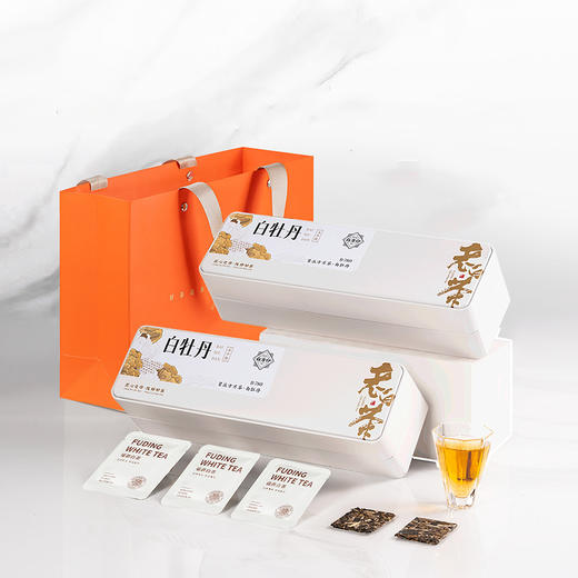 【年货礼盒】茶叶 福鼎白茶 白牡丹 7年老白茶 年货礼盒 茶饮 五虎 240g 商品图0