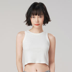 都市丽人罗纹棉宽肩背心背心LV34A1