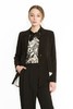 EMC亿美丞 黑色荷叶边西装外套 1130 商品缩略图0