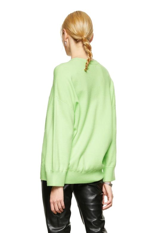 BASIC HOUSE 黄绿色字母针织卫衣 8715 商品图2