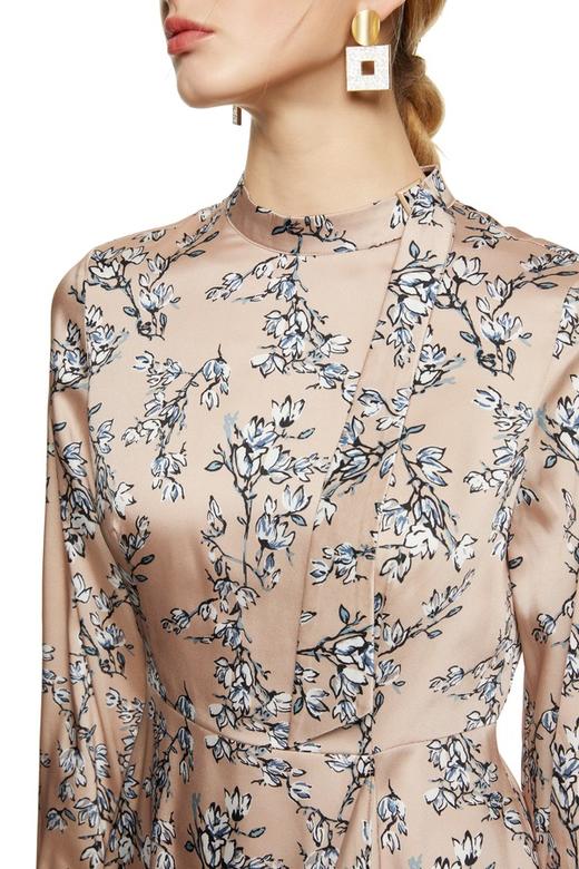 LNNNS 不规则飘带印花连衣裙 8894 商品图3