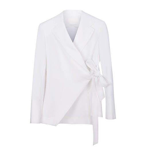 不对称结构系带西服 商品图0