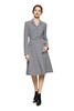 SIA SAYLOR 灰色格纹束腰连衣裙 8788 商品缩略图0