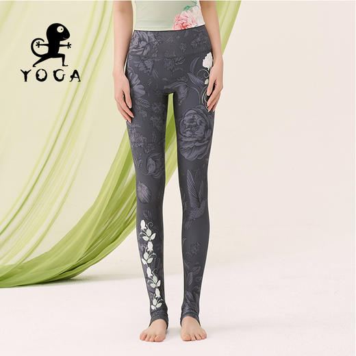 壁虎瑜伽《花息》限量款印花瑜伽12分裤 【可定制】（标准码）清仓不退不换 商品图5
