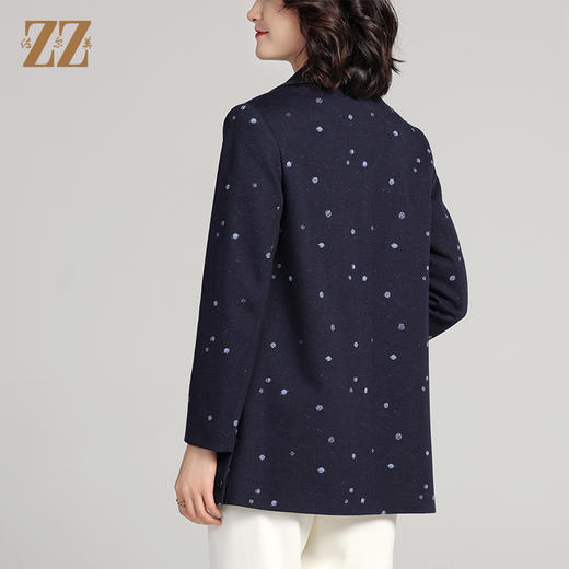 佐尔美2023春季新款 经典时尚波点上衣外套女E23SY03 商品图4