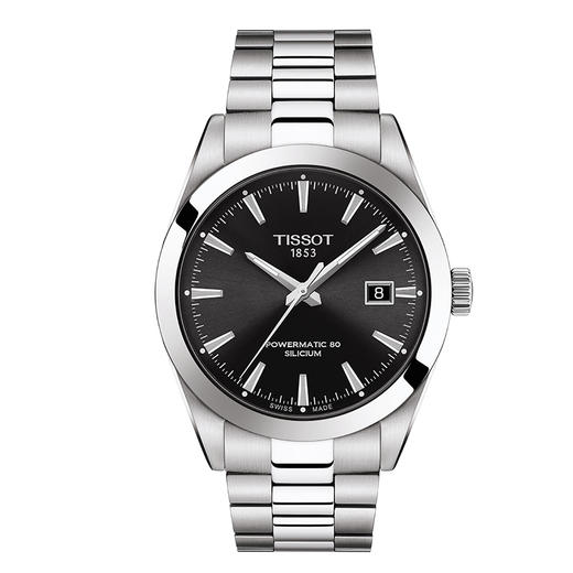 Tissot天梭官方正品风度经典机械钢带手表男表 商品图1