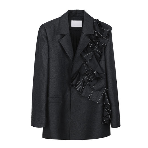 立裁溢边直身西服 商品图0