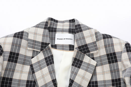 学院风格纹西服 商品图3