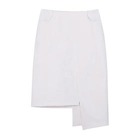 冷抽象拼接牛仔半裙