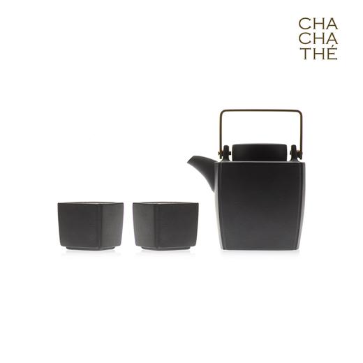 CHA CHA THÉ / 采采食茶 《山壶》紫砂茶具组 (一壶两杯）  商品图0