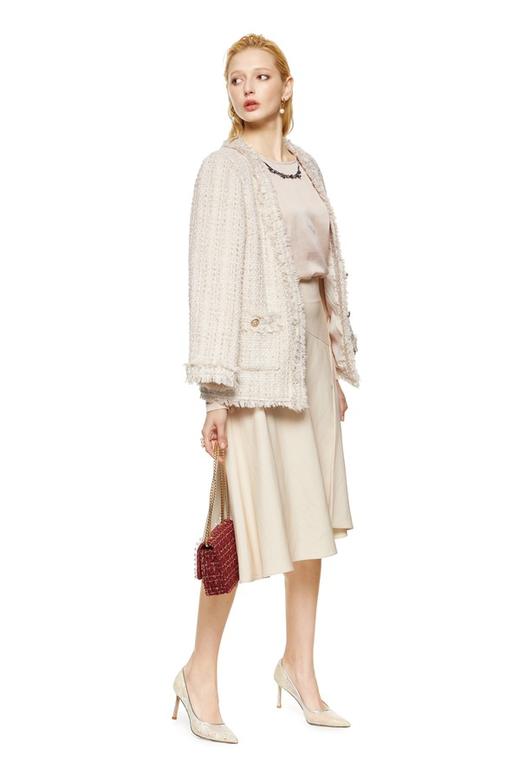 ELLA JADE 项链装饰灯笼袖上衣 8752 商品图1