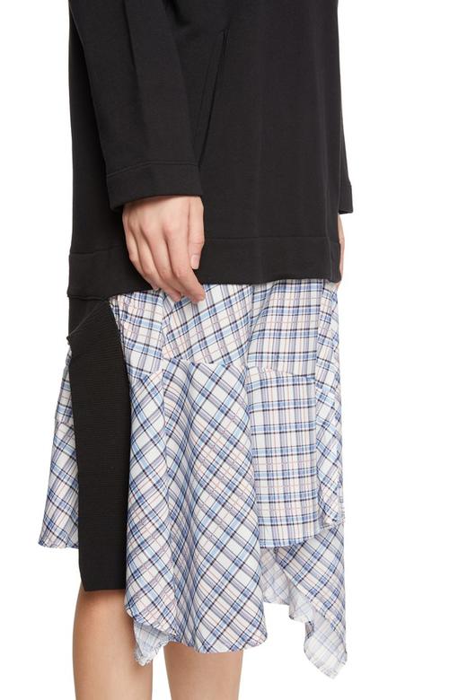 BASIC HOUSE 格纹拼接卫衣连衣裙 5866 商品图2