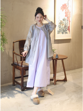 【线上专属】 吊带（22718113B-暮山紫）