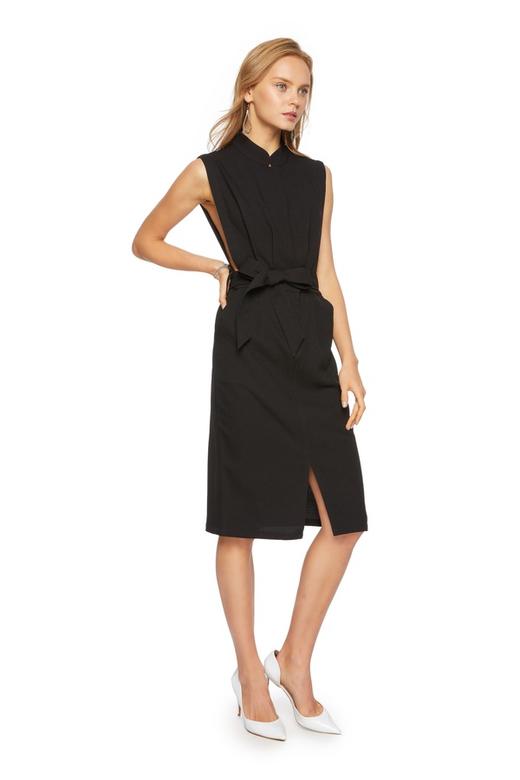 EMC亿美丞 束腰开衩连身裙 4971 商品图3