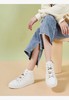 卡迪娜23年春季新款交叉绑带板鞋轻便平跟深口女休闲鞋KC233302 商品缩略图1