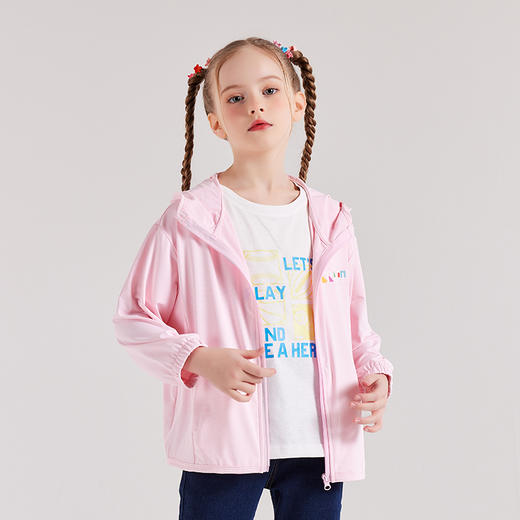 龙之涵 亲子款提花呼吸孔防晒衣 透气不憋闷 UPF50+ 吸湿排汗 婴幼儿A类标准 商品图5