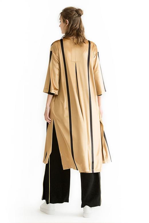 ROSEHOO 金色丝绒长外套 1141 商品图3