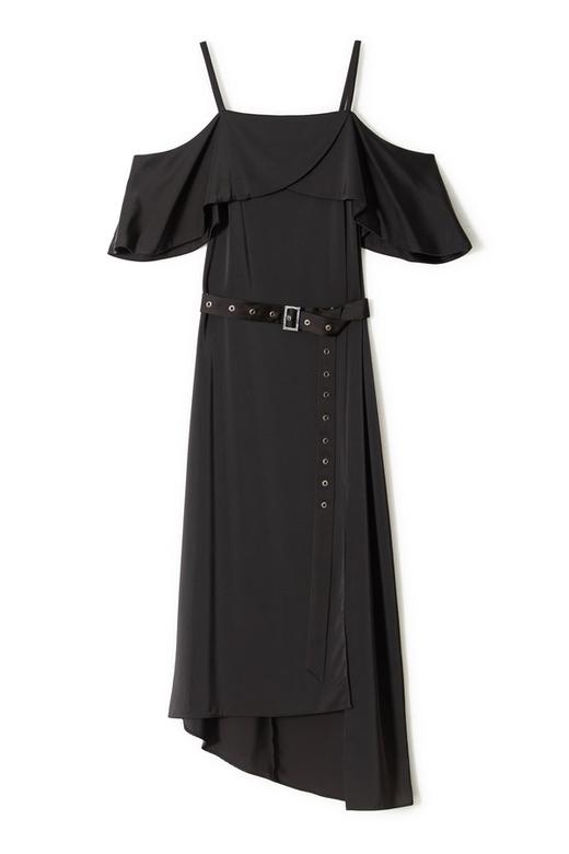 AVA 荷叶边束腰吊带连身裙 5725 商品图4