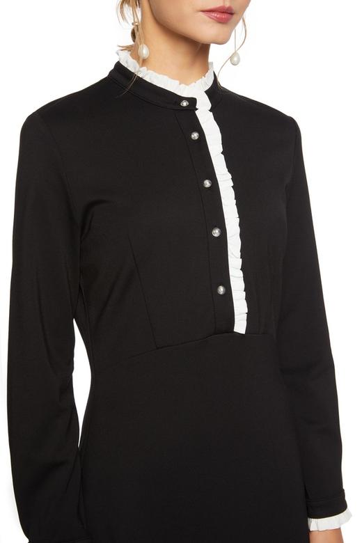 FREEBIRD X廓形黑白拼接连身裙 5200 商品图2