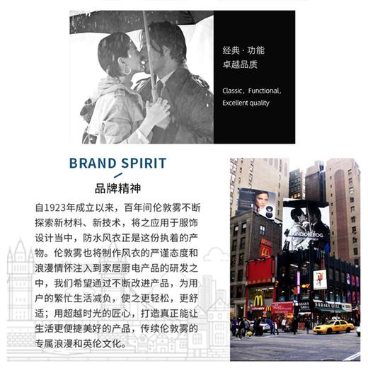 高端伦敦雾（London Fog） 布莱顿家用小型意式半自动咖啡机研磨一体 商品图4