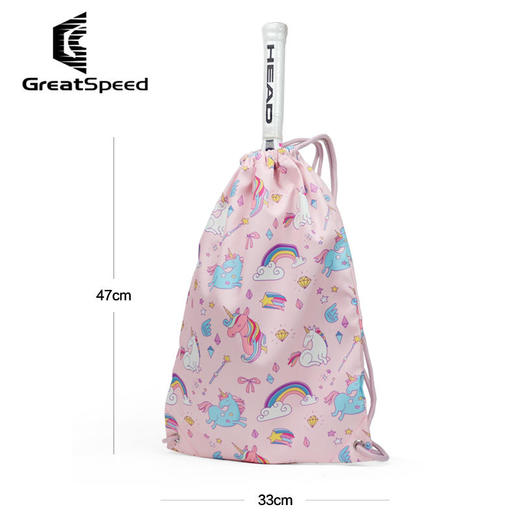 GreatSpeed 简约网球大容量束口袋抽绳包便携背包 商品图4
