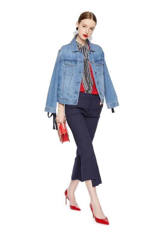 VERO MODA 绑带设计牛仔外套 5513 商品图3