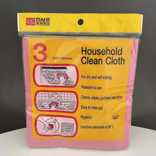 【中欧班列精选6包】韩国3P抹布 原装进口无纺布吸水不掉毛抹布 商品图3