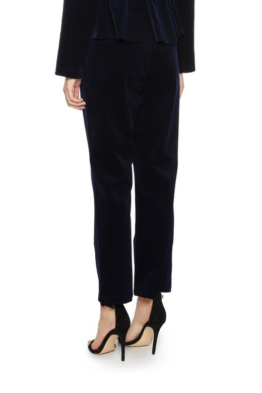 EMC亿美丞 简约海军蓝高腰长裤 4974 商品图1