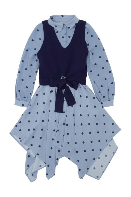 OCTAVIA 波点印花两件套衬衫裙 5438 商品图4