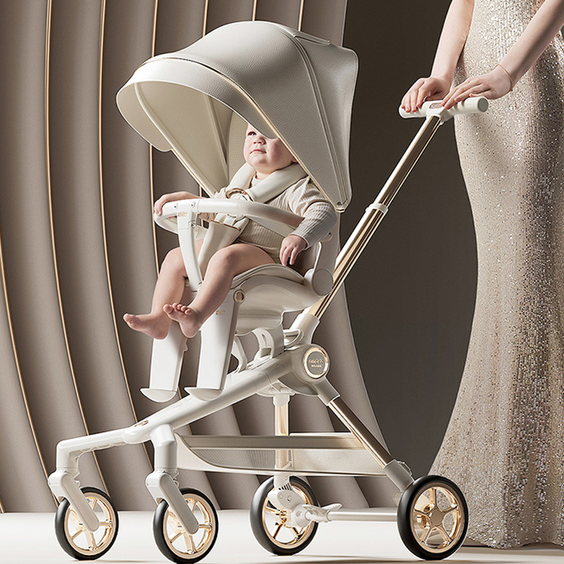 英国Delama德拉玛高景观全躺遛娃推车妈妈怀抱系列Q2