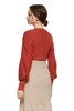 LNNNS 砖红色羊腿袖上衣 8766 商品缩略图2