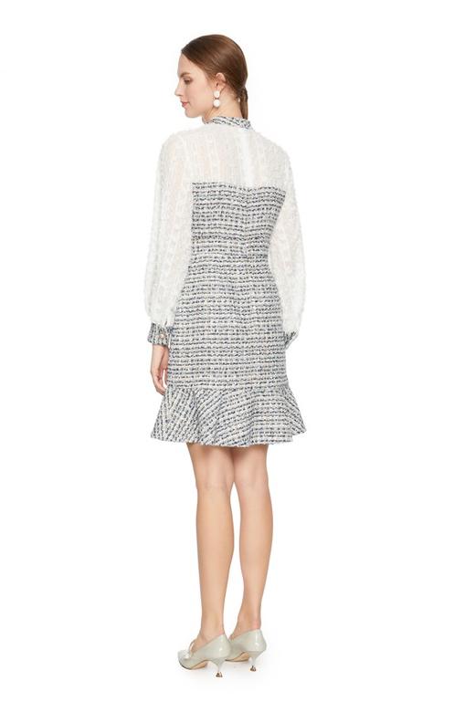 OCTAVIA 小香风荷叶摆连衣裙 5957 商品图1