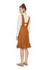 HAYES 荷叶摆棕色背带裙 5446 商品缩略图1