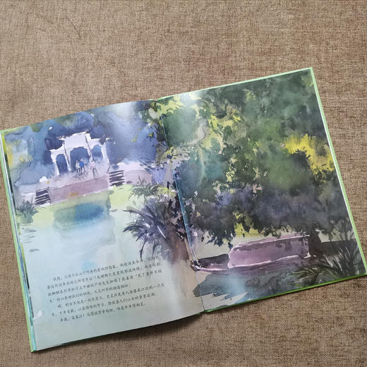 童立方 7-14岁 精装 大家小绘：乌篷摇梦到春江 热销百万册语音伴读叶文玲写景名篇 商品图3