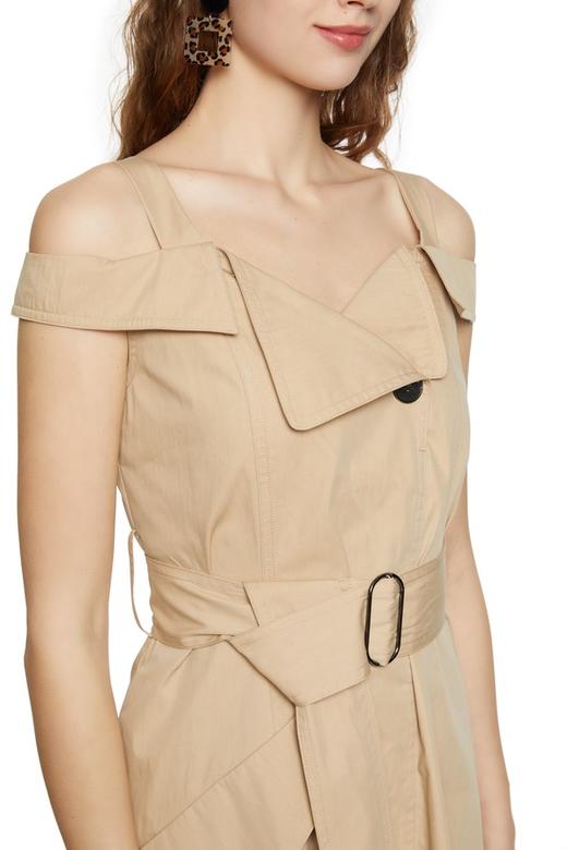 OCTAVIA 露肩吊带束腰连衣裙 5616 商品图2