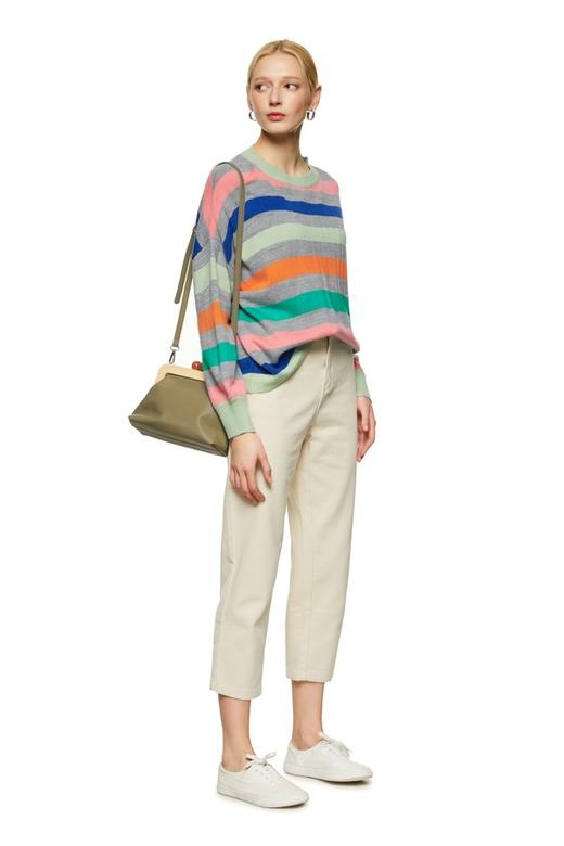 LNNNS 彩色条纹套头毛衫 8773 商品图1