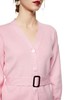 Le Malene 粉色方扣束腰针织外套 8876 商品缩略图3
