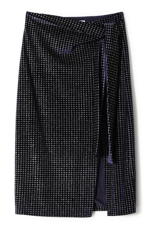 ELLA JADE 开衩系带金属半身裙 8753 商品图4