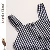 littletime童装春夏黑白女童亲子款复古格子洋气吊带裙连衣裙 商品缩略图2