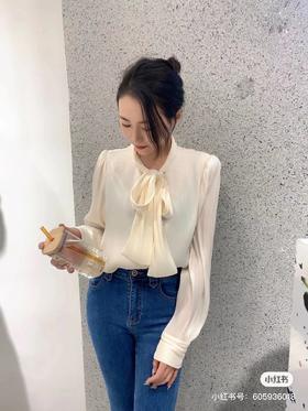 Hs女装系带衬衣112301104019