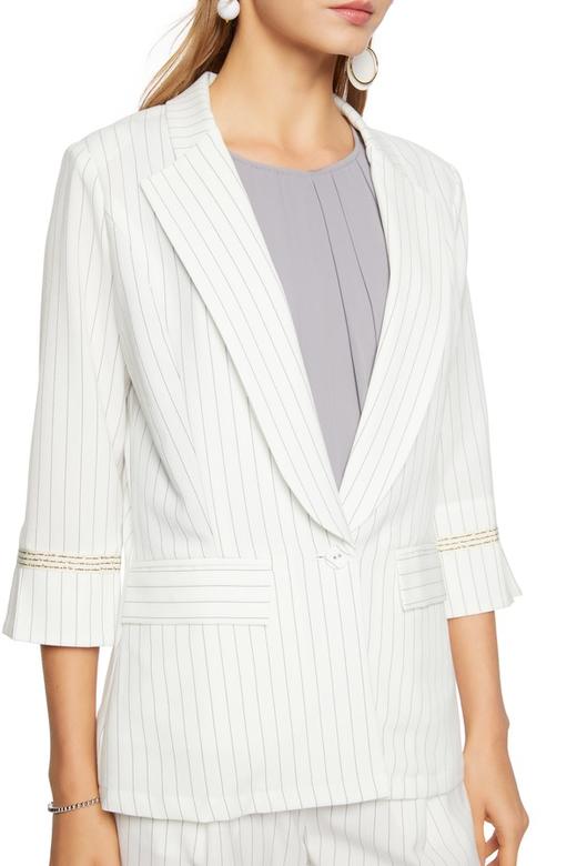 AVA 白色条纹外套 5694 商品图3